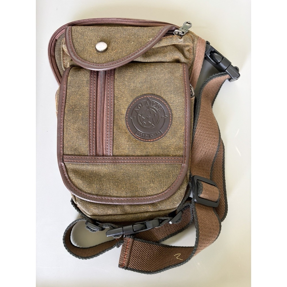 Aolailud Tactical Drop Leg Bag Motorcycle Thigh Waist Pack Crossbody Canvas